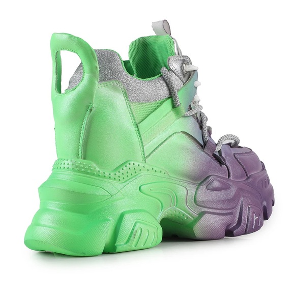 Anthony Wang Jack Fruit Green Sneaker Wedge - Picture 3 of 4